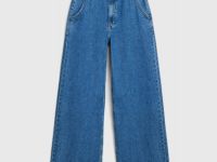 Ультраширокие джинсы, Синий