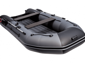 Лодка ПВХ ТАЙМЕНЬ NX 3800 НДНД PRO Серый