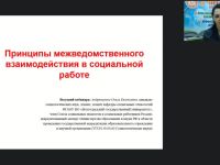 Международный вебинар "Принципы межведомственного взаимодействия в социальной работе"