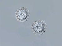 Пусеты из белого золота э4712пс10220106_white