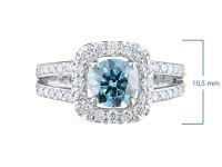 Кольцо из белого золота э0912кц11210955_blue