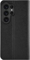Чехол-книжка uBear Memo для Galaxy S26 Ultra, экокожа черный
