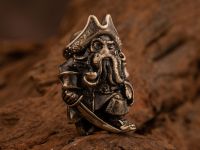 Бусина для темляка Сундук Дейви Джонса, мельхиор