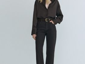 Блузка из сатина, Коричневый