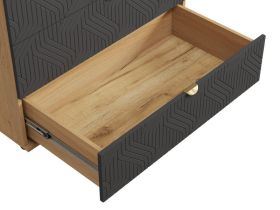 Комод Монблан 93x76 Косы Графитовый