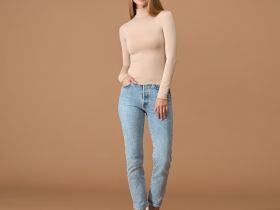 Водолазка Everyday, бежевая