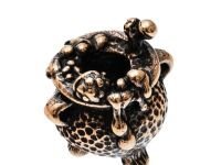 Бусина для темляка Ведьмин котелок, бронза