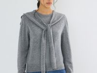 Джемпер с декором, Серый