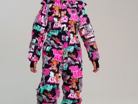 Комбинезон текстильный с полиуретановым покрытием для девочек