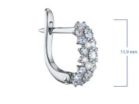 Серьги из серебра э0612сг10170100