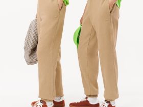 Спортивные хлопковые брюки Lacoste унисекс