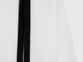 Блузка с галстуком для девочек, Белый