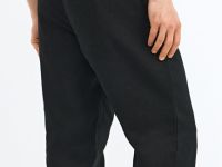 Брюки изо льна, Черный