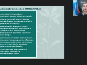 Вебинар "Развитие социально-коммуникативных навыков детей дошкольного возраста в процессе активного взаимодействия со сверстниками и взрослыми в игровой деятельности"