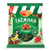 Карамель «Таёжная» со вкусом клюквы, Рот Фронт, 150 гр.