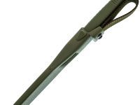 Нож Руз, сталь AUS-8 BlackWash, рукоять эластрон олива