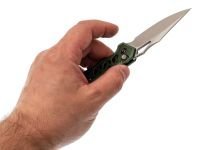 Складной нож CIVIVI Anaaki, сталь Nitro-V, рукоять зеленый алюминий