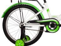 Детский велосипед Novatrack YT Forest 20, год 2025, цвет Белый-Зеленый
