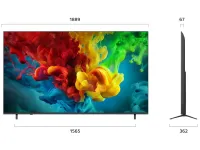 Телевизор LG 85QNED83B6A.ARUG, 85", Mini LED 4K UHD, 120 Гц, Smart TV (webOS)