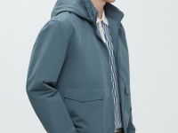 Ветровка-бомбер со съемным капюшоном