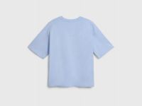 Футболка с принтом для девочек, Голубой