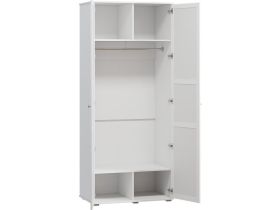 Распашной шкаф Амели 2-100x240 Белый