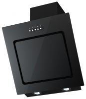 Наклонная вытяжка KIRSA 500 black/black glass