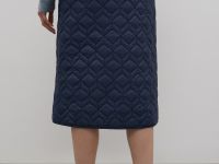 Стеганая юбка А-силуэта