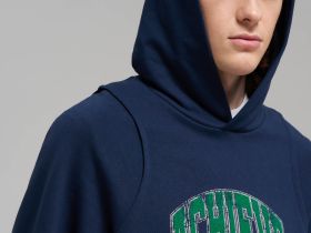 Свободное худи из футера