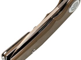 Складной нож Dr.Tech W3618GD, сталь D2, рукоять G10, песочный