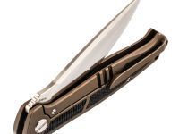 Складной нож Honor Caesar Elite, bronze, рукоять титан и карбон, сталь S35VN