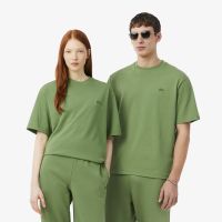 Футболка Lacoste унисекс свободного кроя из органического хлопка