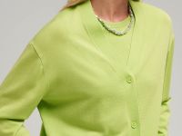 Кардиган свободного кроя с хлопком