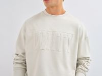 Свитшот с аппликацией, Белый