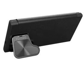 Чехол-книжка Nillkin Qin Prop Leather для Samsung Galaxy S24 экокожа (черный)