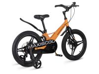 Детский велосипед Maxiscoo Space Deluxe 18, год 2026, цвет Желтый