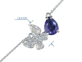 Браслет из серебра э0660бр02260368_white