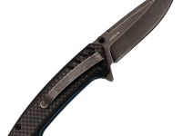 Складной нож ВДВ, сталь D2, рукоять G10, черный