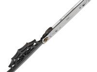 Нож складной Higonokami Nagao Spider, 95мм, сталь San-Mai с сердечником из стали AoGami Blue Paper 3 слоя, рукоять нержавеющая сталь серебристая