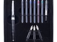 Набор перьев для каллиграфии CRETACOLOR (1 ручка для калиграфиии, 3 сменных пера, 6 картр. с тушью,