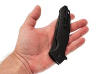 Складной нож Mr.Blade Hellcat blackwash, сталь S35VN, рукоять Black G10