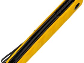 Складной нож Kizer Bamboo, сталь Nitro-V, рукоять G10, желтый