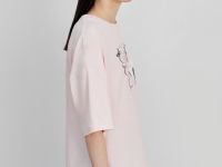 Свободная футболка с принтом