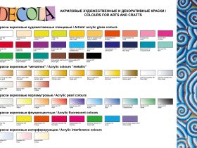 Акрил "Decola" 20 мл глянцевый Красная