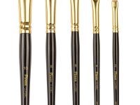 Набор кистей щетина Pinax "CLASSIC Plein Air" 5 шт, овальные, короткая ручка