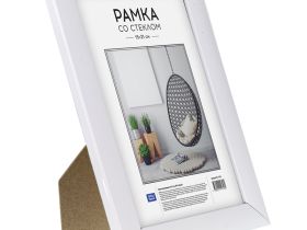 Рамка пластиковая OfficeSpace 15*21 см, №10, белая