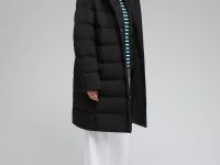 Длинный пуховик с натуральным пухом