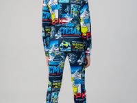 Термокомплект трикот. для мальчиков: фуфайка (футболка) с длин. рук, брюки для эпизод. использования