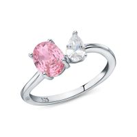 Серебряное кольцо с фианитами