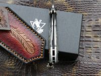 Складной нож Steelclaw Пион, сталь VG10/дамаск, рукоять кап клёна